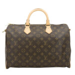 Louis Vuitton monogram speedy M40392 Brown